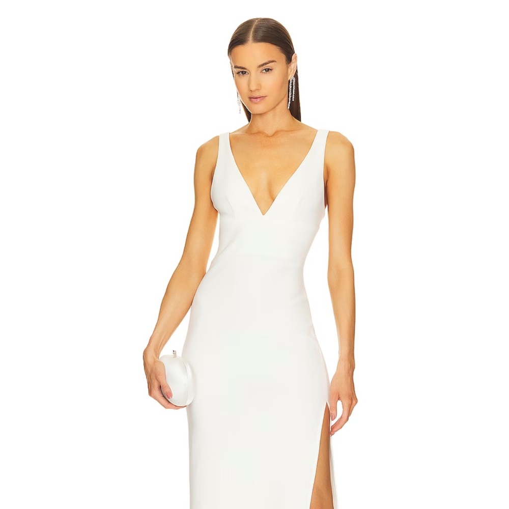 Amanda Uprichard Nellie Dress in Ivory